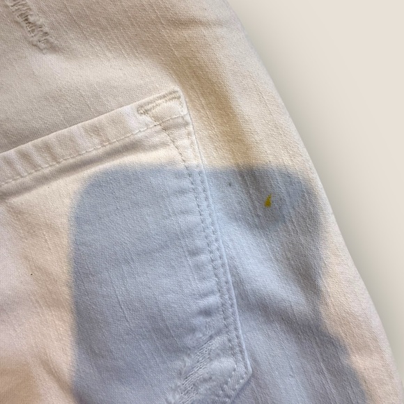 J Brand | Leila Mid Rise White Denim Pencil Skirt | Size 26 - Picture 11 of 11